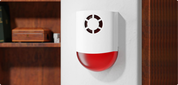 Wireless-loud-speaker-siren-with-built-in-rechargable-battery-for-alarm-system-banner